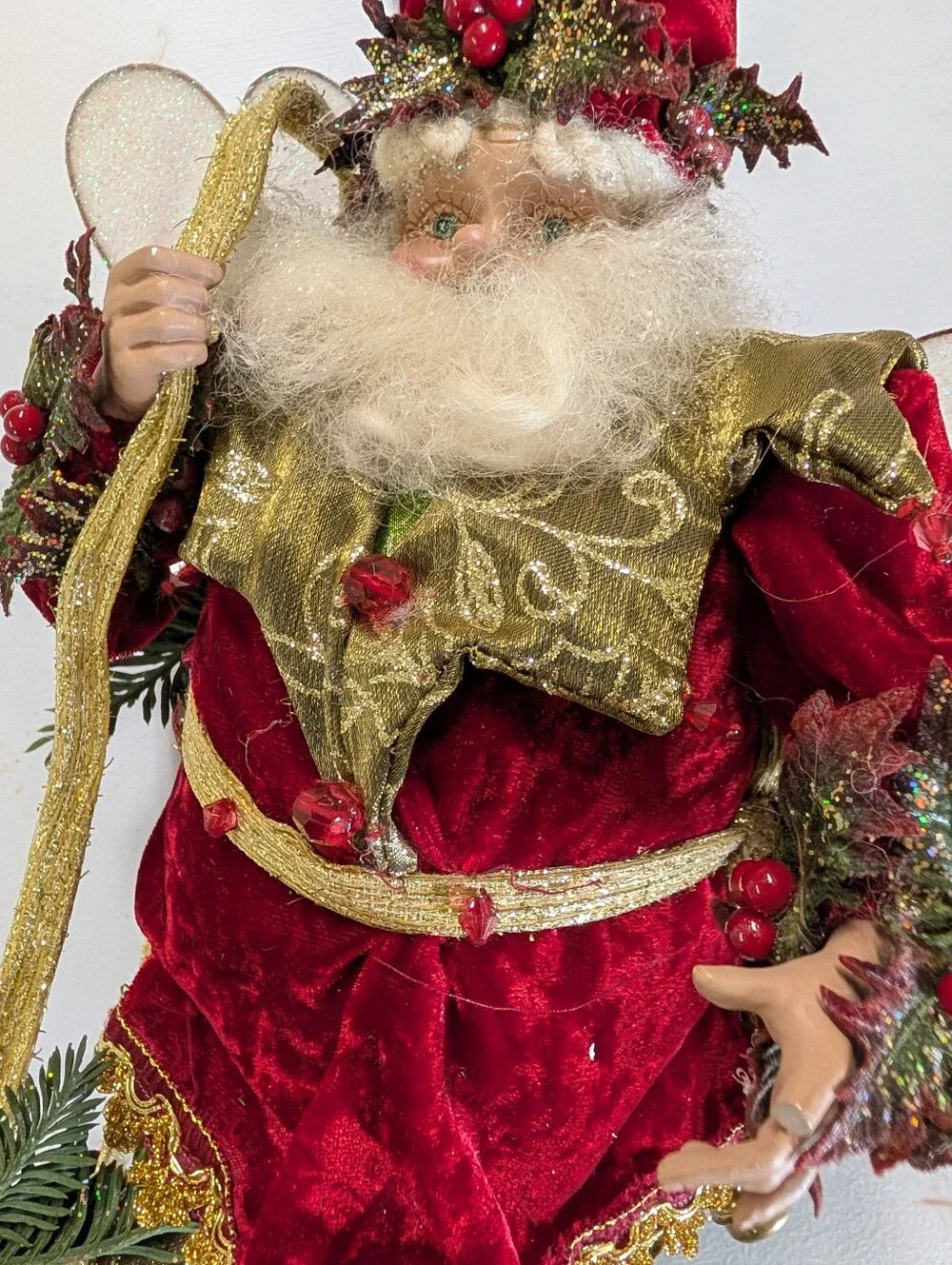 vintage MARK ROBERTS santa claus fairy